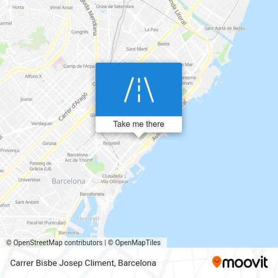 Carrer Bisbe Josep Climent map