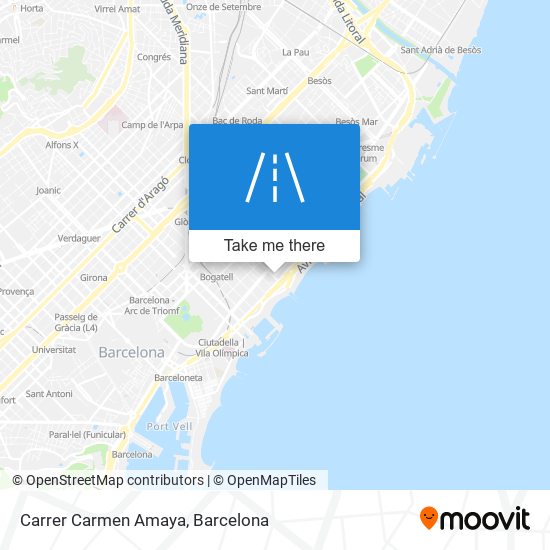 Carrer Carmen Amaya map