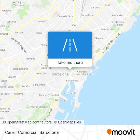 Carrer Comercial map