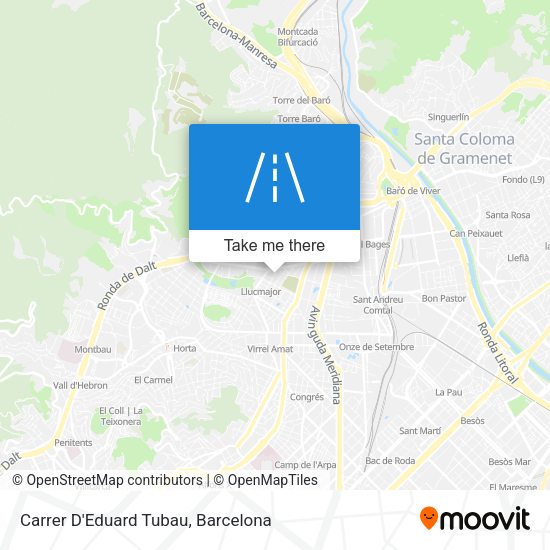 Carrer D'Eduard Tubau map