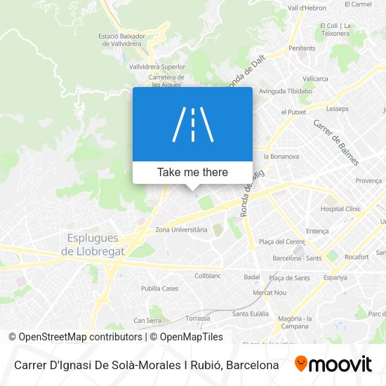 Carrer D'Ignasi De Solà-Morales I Rubió map