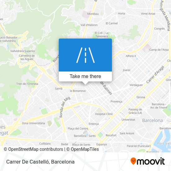 Carrer De Castelló map