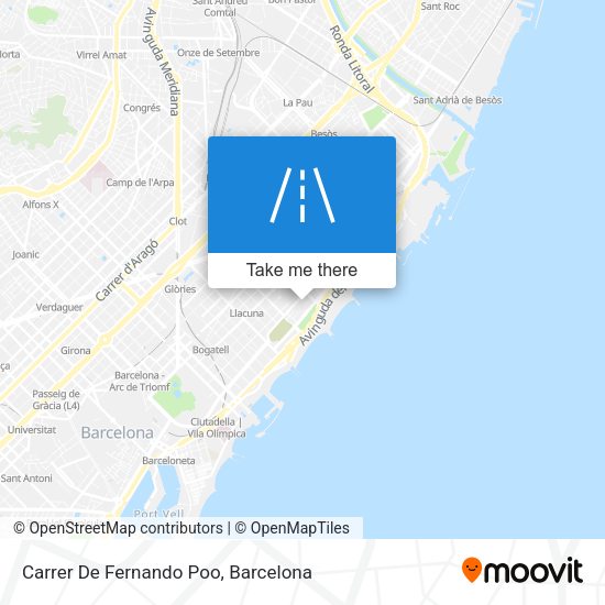 Carrer De Fernando Poo map
