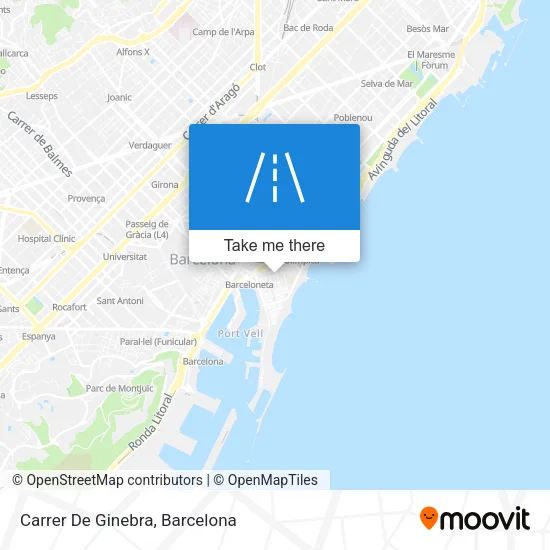 Carrer De Ginebra map
