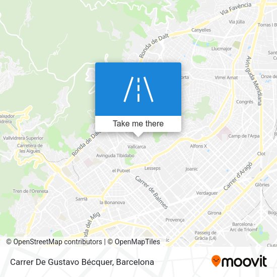 Carrer De Gustavo Bécquer map