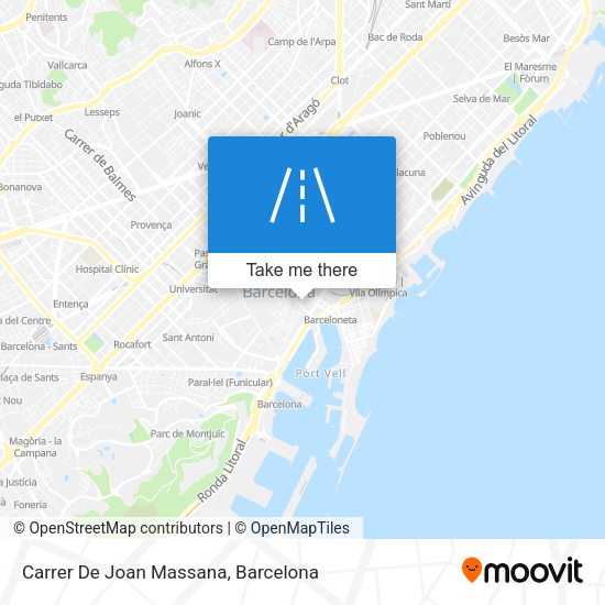 Carrer De Joan Massana map