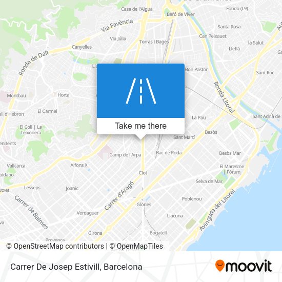 Carrer De Josep Estivill map