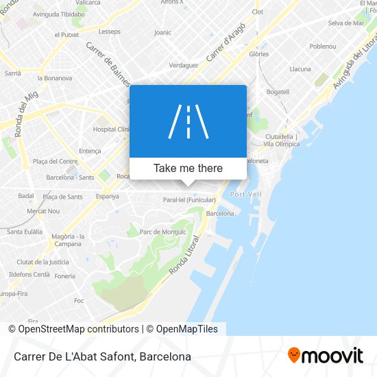 Carrer De L'Abat Safont map