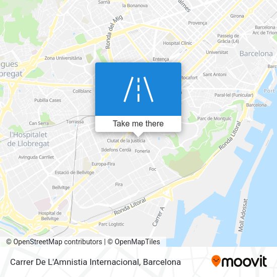 Carrer De L'Amnistia Internacional map