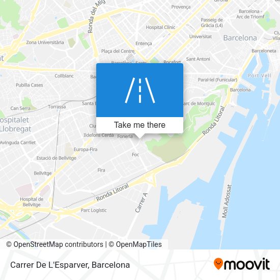 Carrer De L'Esparver map
