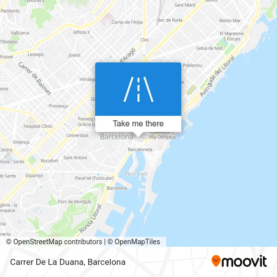 Carrer De La Duana map