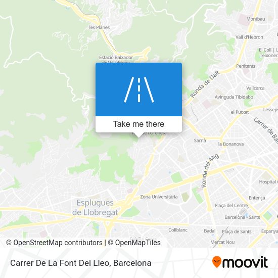 Carrer De La Font Del Lleo map