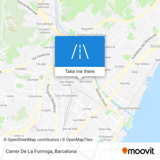 Carrer De La Formiga map