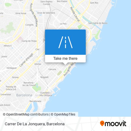 Carrer De La Jonquera map