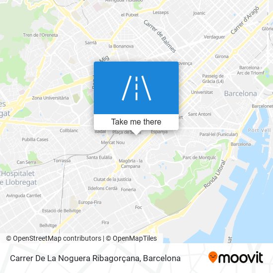 mapa Carrer De La Noguera Ribagorçana