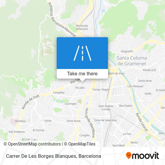 Carrer De Les Borges Blanques map