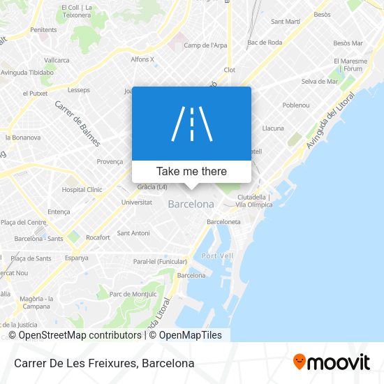 Carrer De Les Freixures map