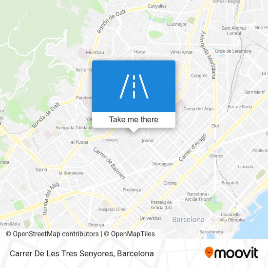 Carrer De Les Tres Senyores map