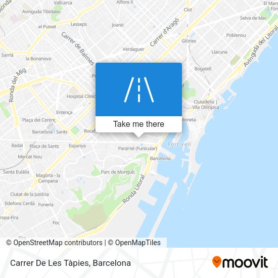 Carrer De Les Tàpies map