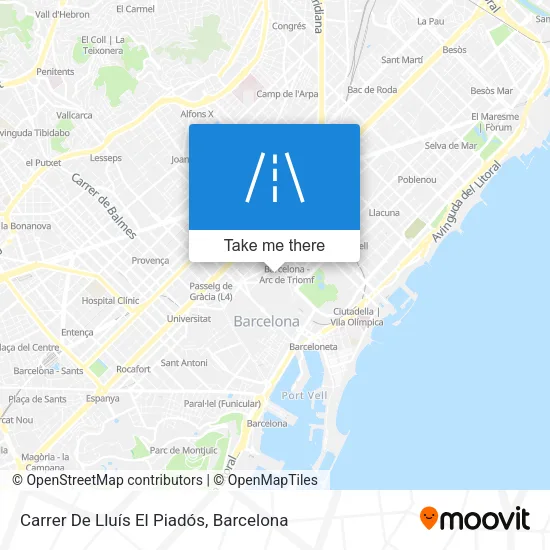 Carrer De Lluís El Piadós map