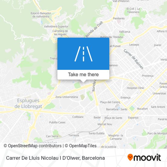 Carrer De Lluís Nicolau I D'Olwer map