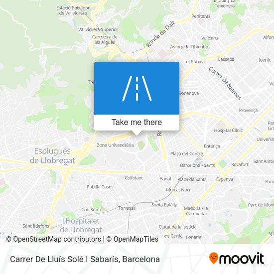 Carrer De Lluís Solé I Sabarís map