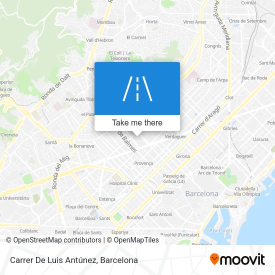 Carrer De Luis Antúnez map
