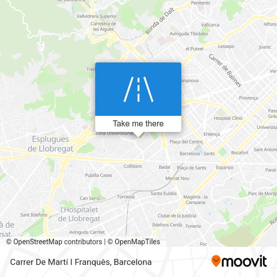 Carrer De Martí I Franquès map