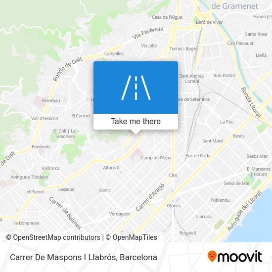 Carrer De Maspons I Llabrós map
