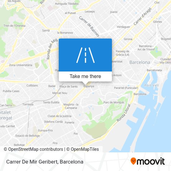 Carrer De Mir Geribert map