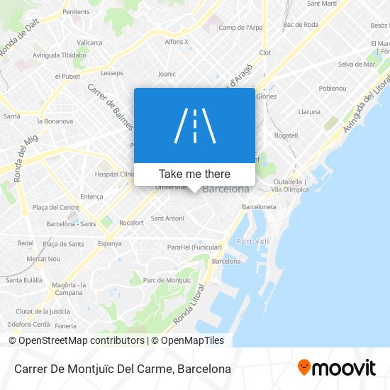 Carrer De Montjuïc Del Carme map