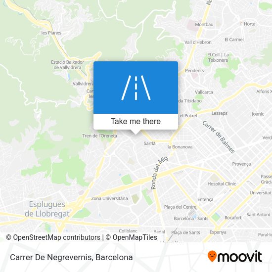 Carrer De Negrevernis map