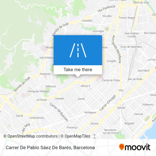 Carrer De Pablo Sáez De Barés map