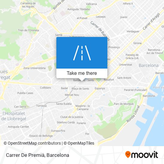 mapa Carrer De Premià