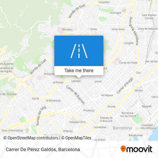 Carrer De Pérez Galdós map