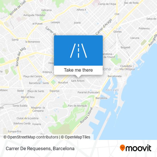 Carrer De Requesens map