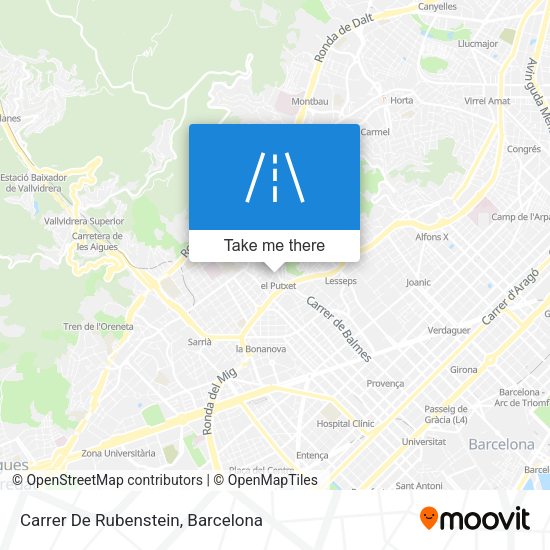 Carrer De Rubenstein map