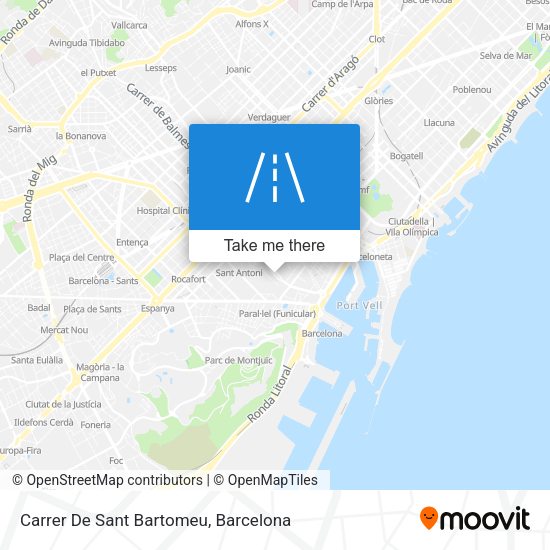 Carrer De Sant Bartomeu map