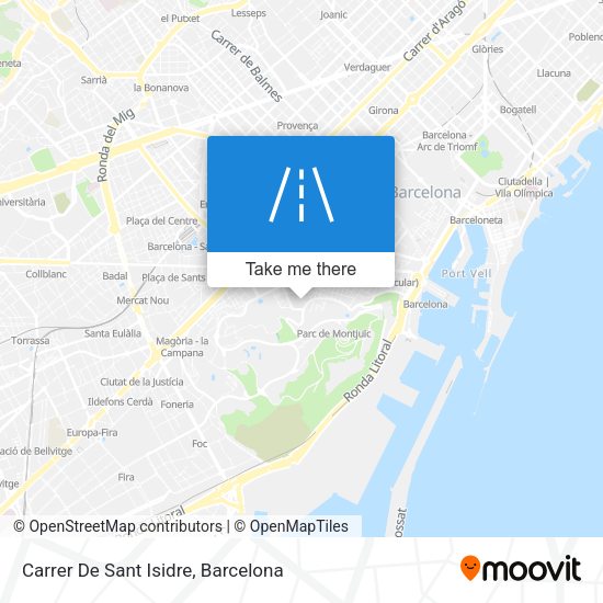 Carrer De Sant Isidre map