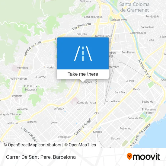 Carrer De Sant Pere map