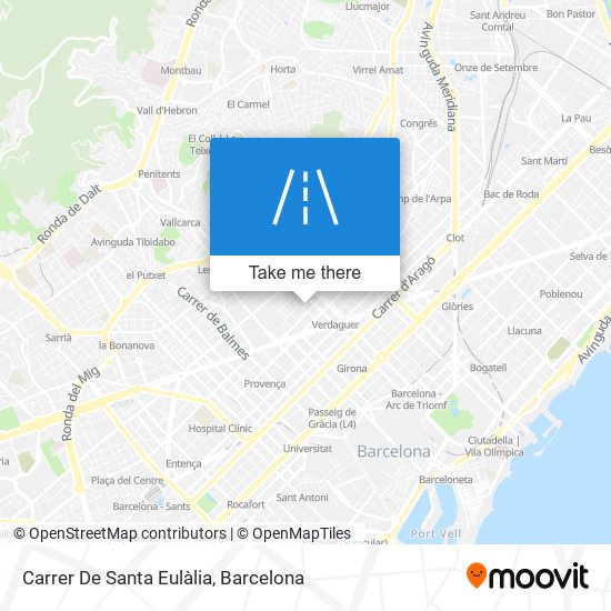 Carrer De Santa Eulàlia map