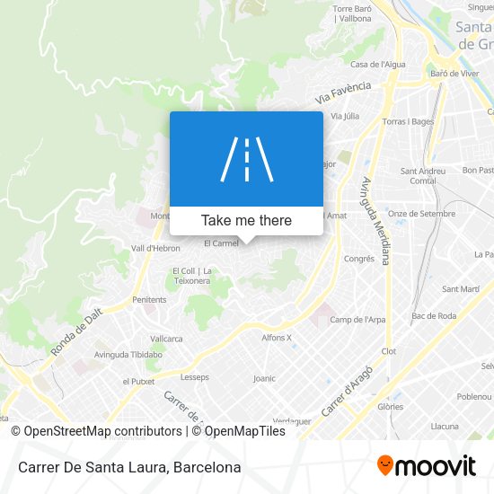 Carrer De Santa Laura map