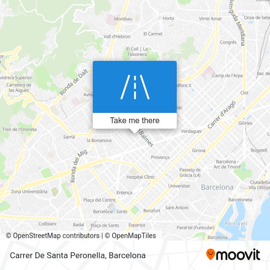 Carrer De Santa Peronella map
