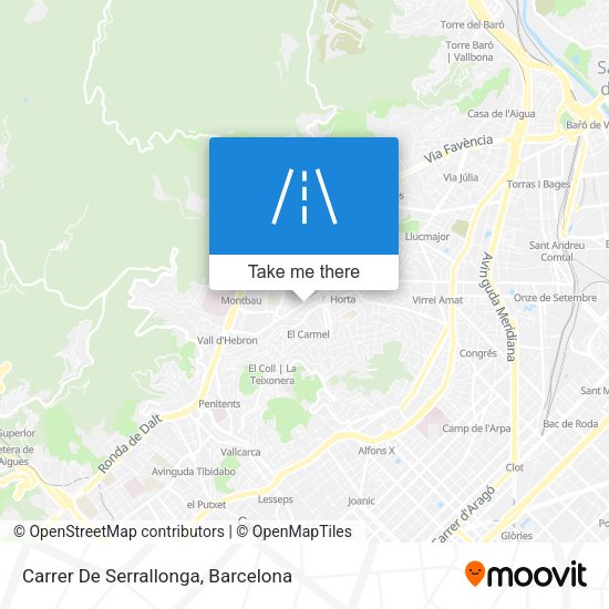 Carrer De Serrallonga map