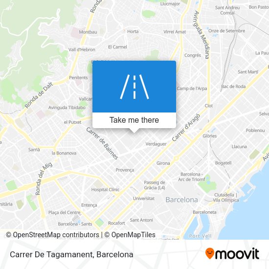 Carrer De Tagamanent map