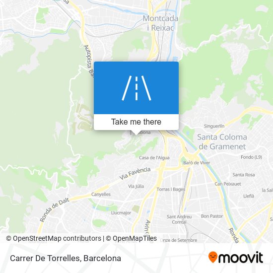 mapa Carrer De Torrelles