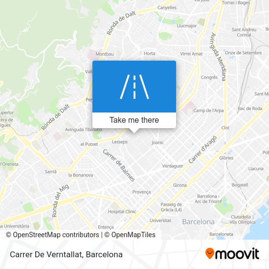 Carrer De Verntallat map
