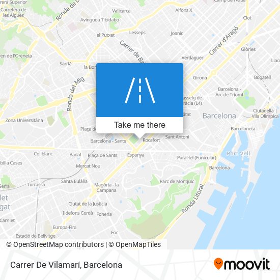 Carrer De Vilamarí map