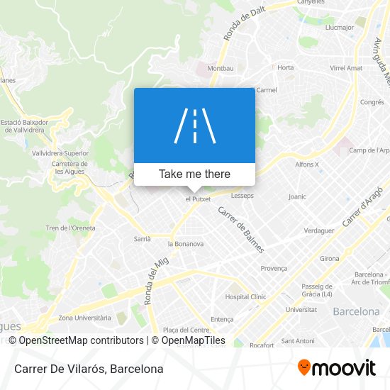 Carrer De Vilarós map