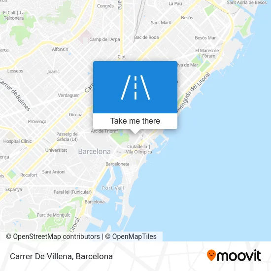 Carrer De Villena map